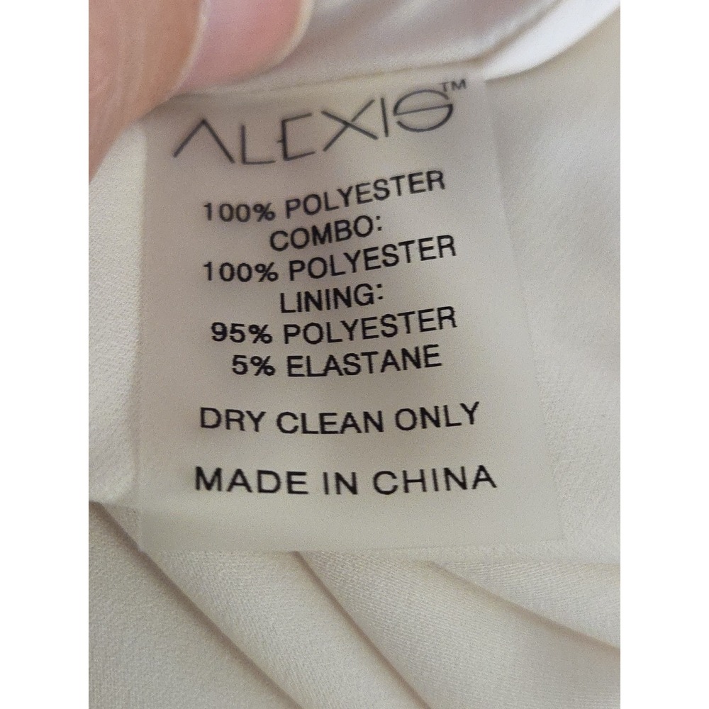 NEW Alexis Yakira Skirt Revolve Size XS Cream Ivory Ruffle Sequin Dots MSRP $385 - Picture 16 of 16
